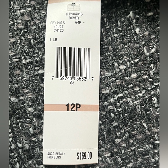 NWT Jones New York Signature Tweed Wool Blend Petite Zip Up Short Jacket 12P - Picture 12 of 14